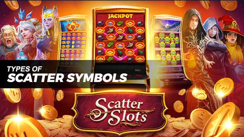 Different types of scatter symbols in slot machines