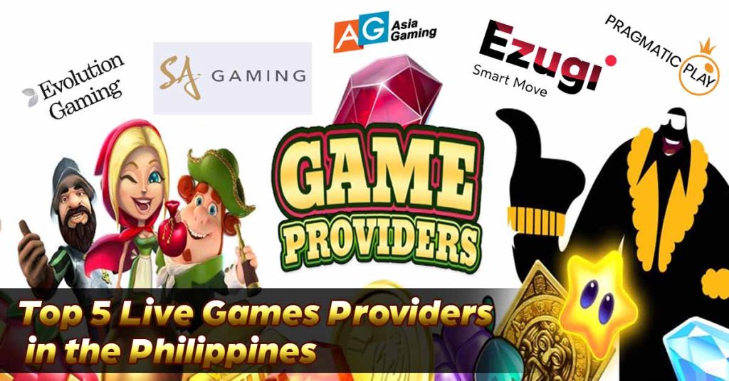 top 5 live games provider